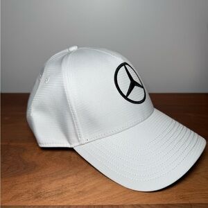 Lewis Hamilton Mercedes AMG Petronas White and Black Hat
